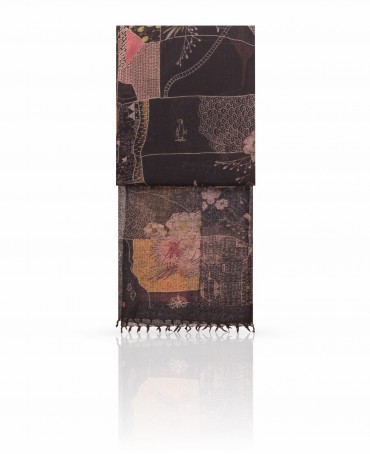 Палантин Женский ZW-VILLAGE/BLACK